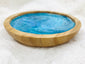 Seascape Inspired Bamboo Trinket Tray 12cm- Ying Yang